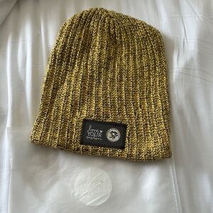 Love Your Melon Mustard Pittsburgh Penguins Knit Beanie